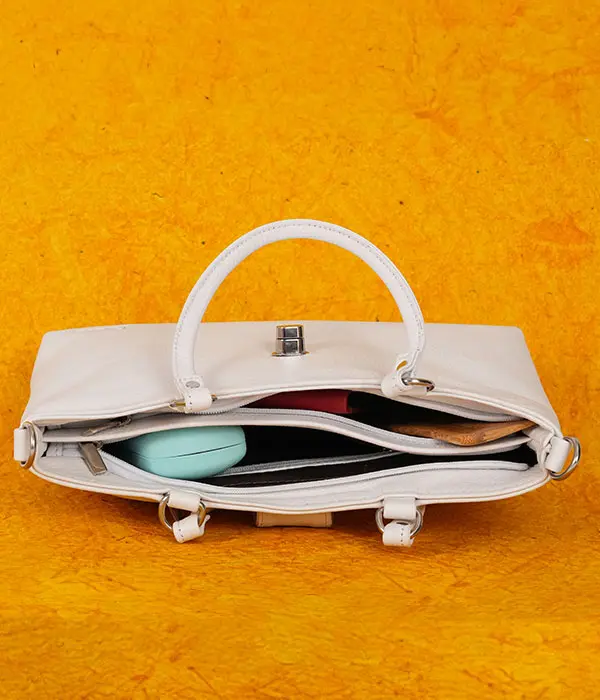 White Hand Bag