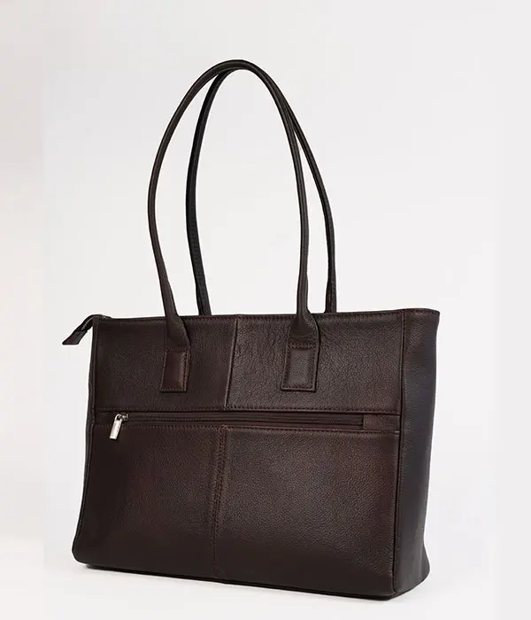 Espresso Brown Minimal Tote