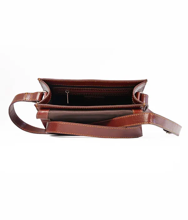 Classic Brown  Crossbody Mini-Sling