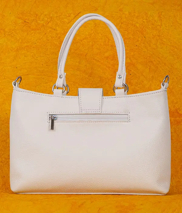 White Hand Bag