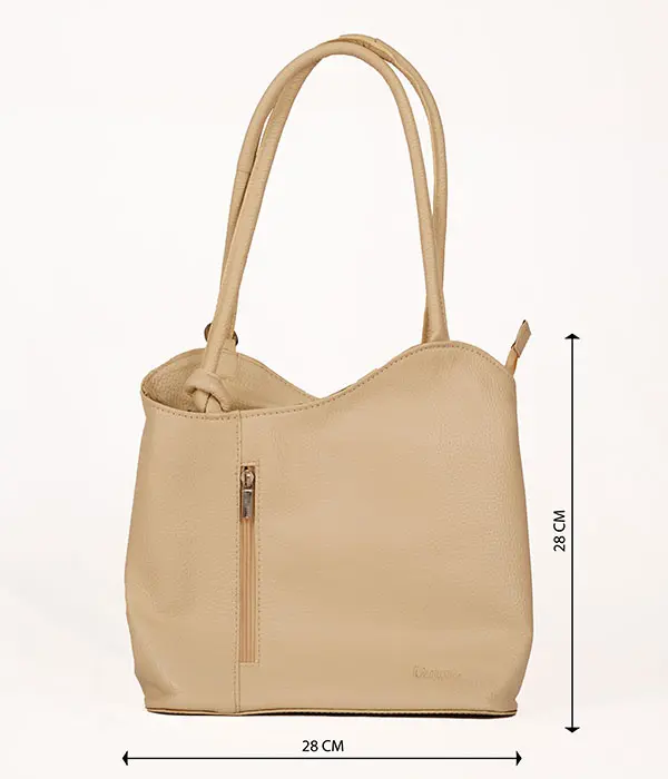 Beige Duo Carry Bag
