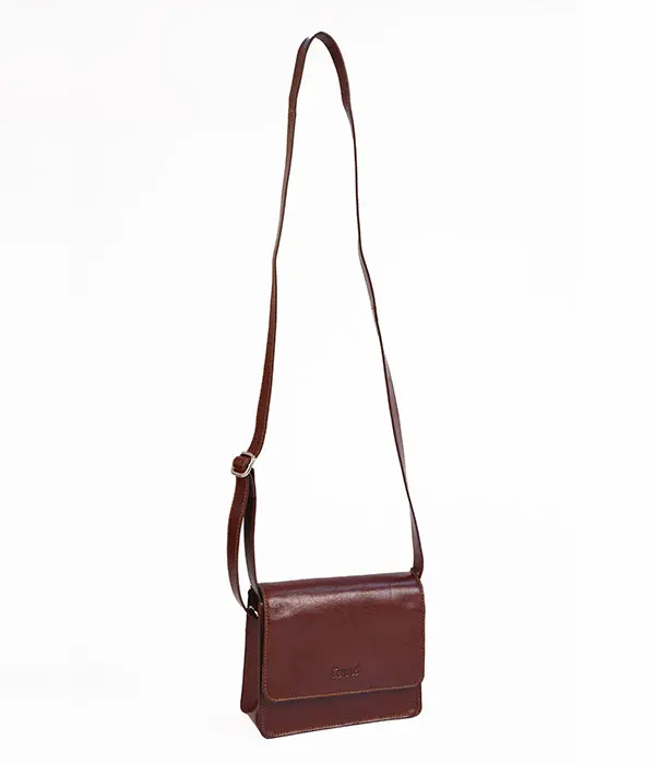 Classic Brown  Crossbody Mini-Sling